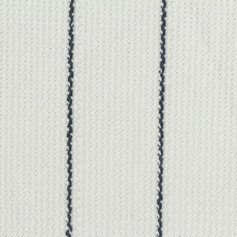 Cream Vertical-Stripe Warp Knit, Polyester, 190 gsm
