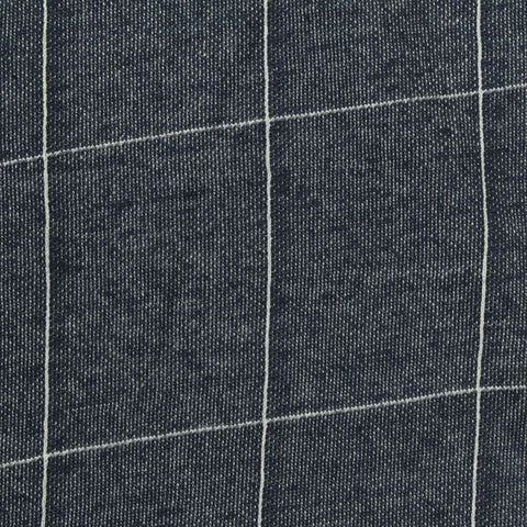 White Check Jersey Knit, Cotton-Poly