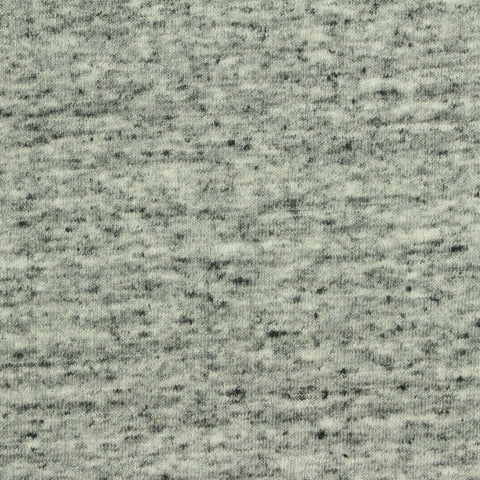 Light Grey Marl Knit, Poly-Cotton, 250 gsm