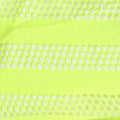 Neon Yellow Horizontal-Stripe Jersey Knit, Polyester