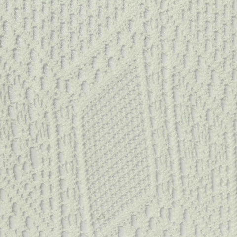 White Openwork Lace, Poly-Cotton