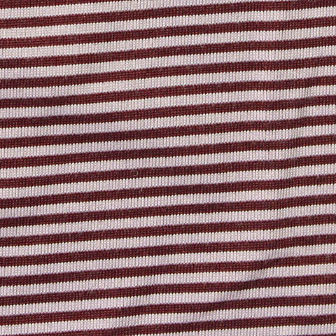 Maroon Stripe Jersey Knit, Polyester