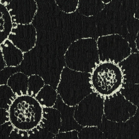 White Floral Warp Knit, Polyester, 185 gsm, 137 cm, ref EF-260548