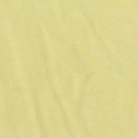 Light Yellow Marl French Terry, Poly-Cotton