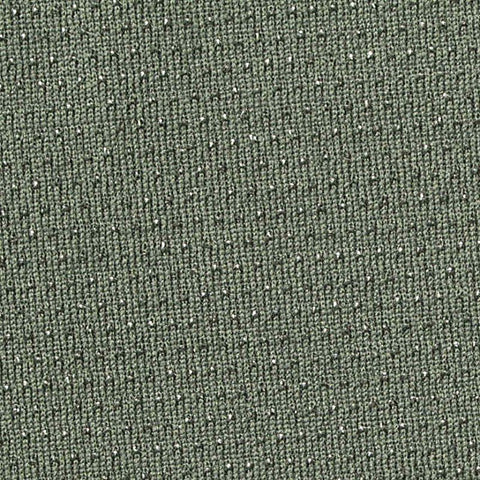 Green Marl Rib Knit, Polyester, 182 gsm