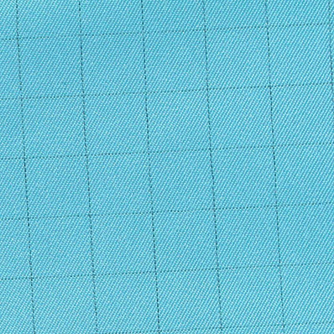 Turquoise Check Woven, Polyester