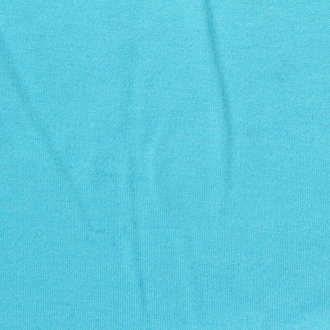 Polyester Viscose Blend Jersey Knit Fabric, 150 gsm, 158 cm — Blue