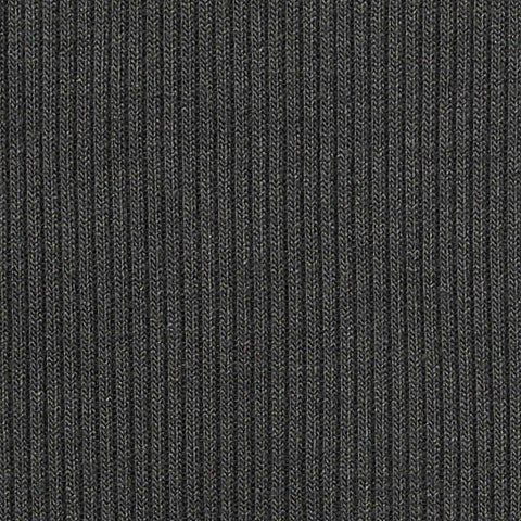 Viscose Stretch Rib Knit Fabric, 270 gsm, 120 cm — Grey