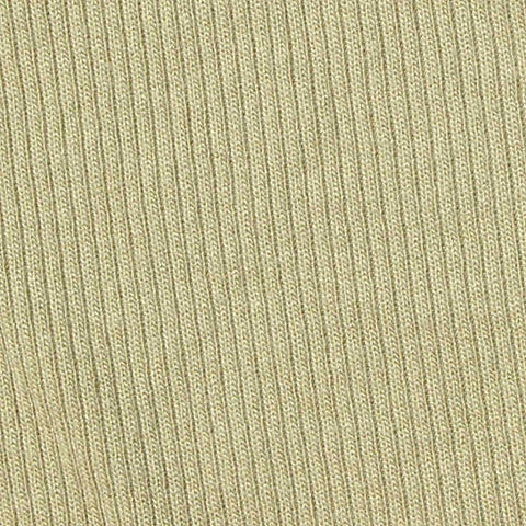 Viscose Stretch Rib Knit Fabric, 245 gsm, 120 cm — Khaki