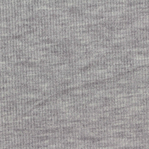Heather Grey Marl Knit, Viscose-Poly, 280 gsm, 185 cm, ref EF-261098