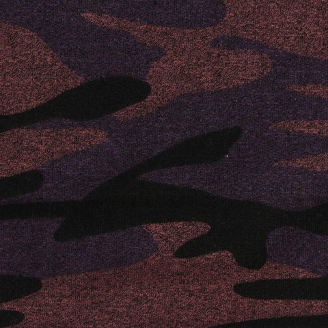 Black Camo French Terry, Viscose