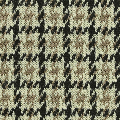 Black Houndstooth Jacquard, Polyester, 270 gsm, 160 cm, ref EF-261219