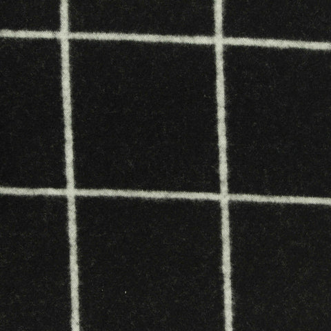 Black Grid Jacquard, Polyester, 315 gsm