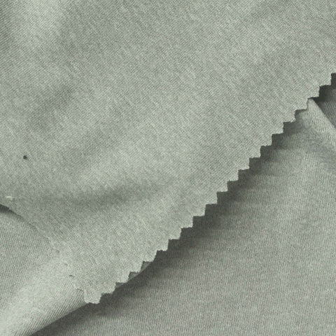 Light Grey-Green Marl Jersey Knit, Spandex