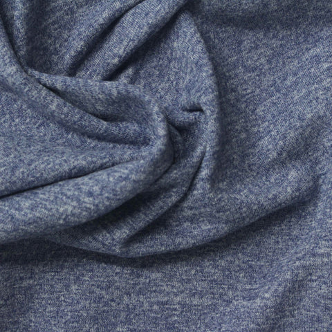 Blue Marl Knit, Polyester, 210 gsm