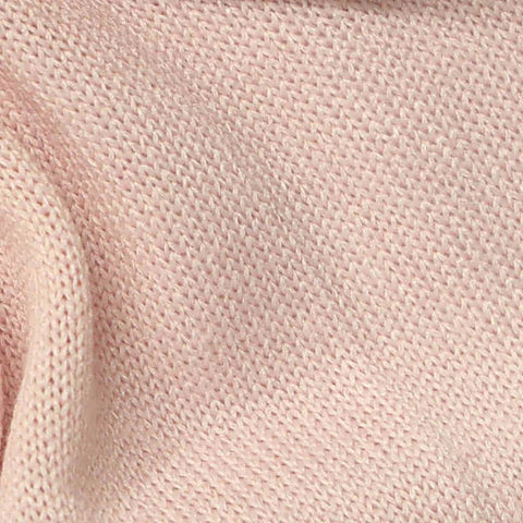 Polyester Stretch Chunky Knit Fabric, 190 gsm, 150 cm — Pink