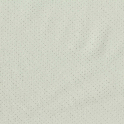Jacquard Nylon Stretch Birdseye Knit Fabric, 150 gsm, 165 cm — White