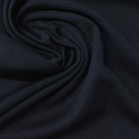 100% Polyester Birdseye Knit Fabric, 150 gsm — Navy