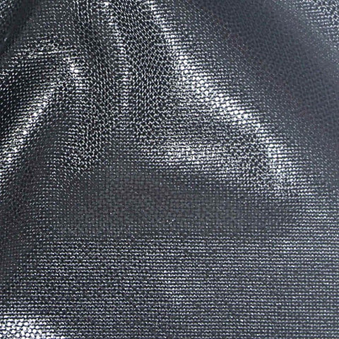 Black Geometric Knit, Polyester, 185 gsm