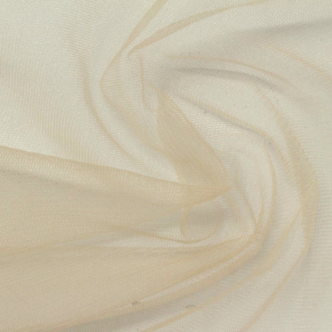 100% Nylon Mesh Fabric, 28 gsm, 160 cm — Beige