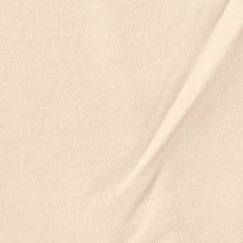 100% Cotton Interlock Knit Fabric, 152 gsm, 141 cm — Beige