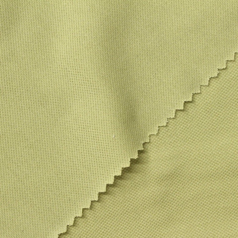 100% Cotton Piqué Knit Fabric, 200 gsm, 180 cm — Khaki