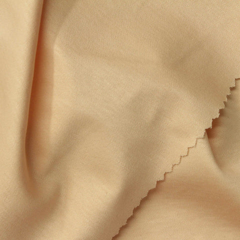 100% Cotton Interlock Knit Fabric, 190 gsm, 160 cm — Beige