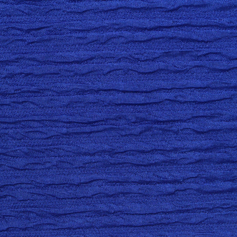 Polyester Stretch Knit Fabric, 220 gsm, 165 cm — Blue