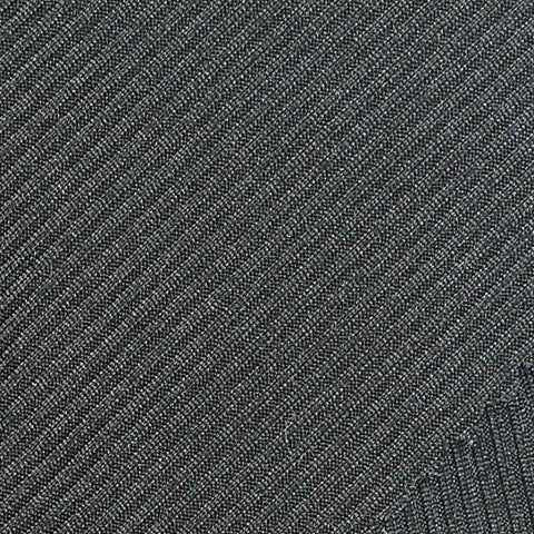 Polyester Stretch Rib Knit Fabric, 180 gsm, 145 cm — Grey