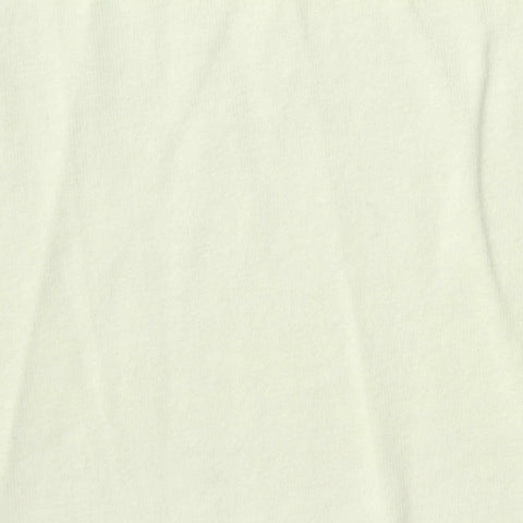 Cotton Stretch Jersey Knit Fabric, 172 gsm, 170 cm — White