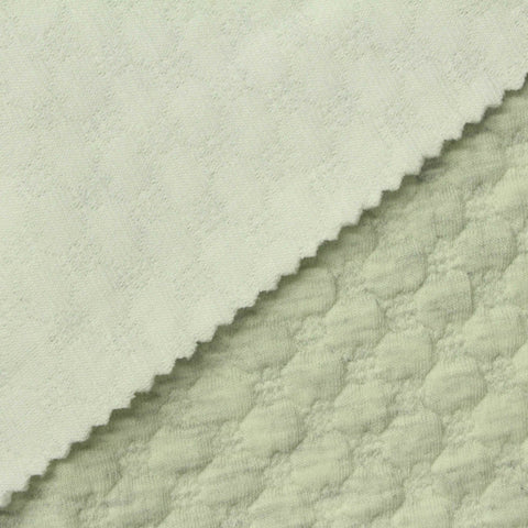 Green Tone-on-Tone Jacquard, Poly-Viscose, 385 gsm