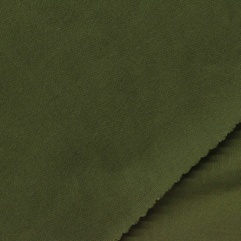 Polyester Cotton Stretch Jersey Knit Fabric, 320 gsm, 165 cm — Green
