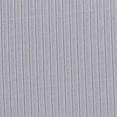 Pale Lavender Rib Knit, Polyester