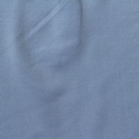 Polyester Stretch Milk Silk Knit Fabric, 180 gsm, 175 cm — Blue