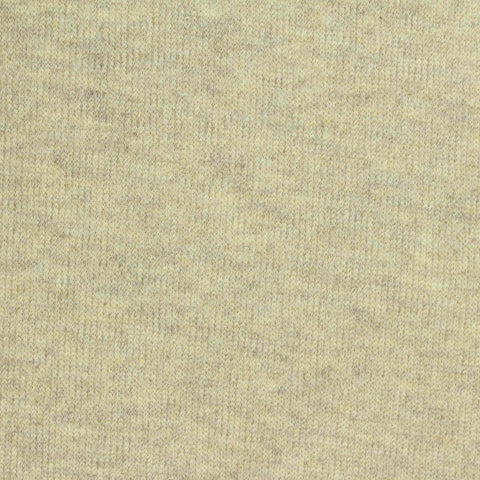 Light Beige Marl Rib Knit, Poly-Cotton, 297 gsm