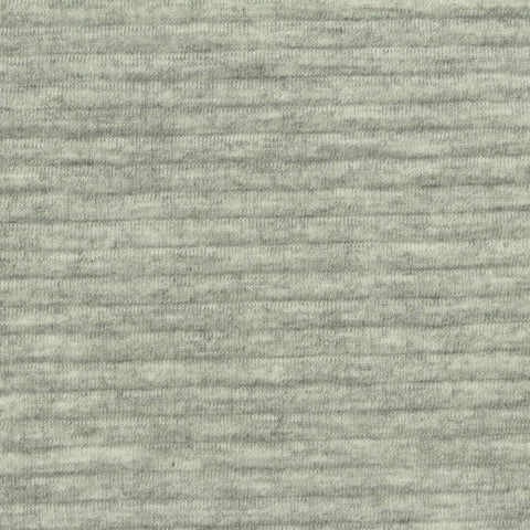 Light Grey Marl Knit, Poly-Cotton, 300 gsm