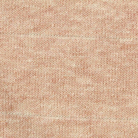 Light Peach Marl French Terry, Viscose-Poly