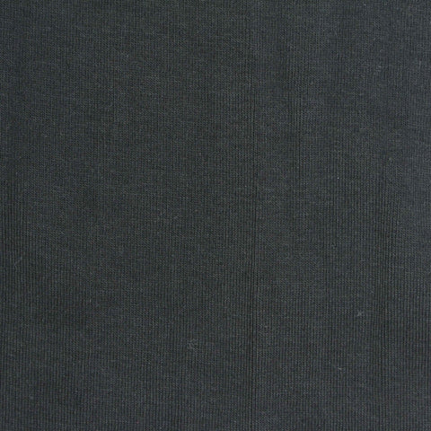 Cotton Stretch Rib Knit Fabric, 270 gsm, 165 cm — Grey