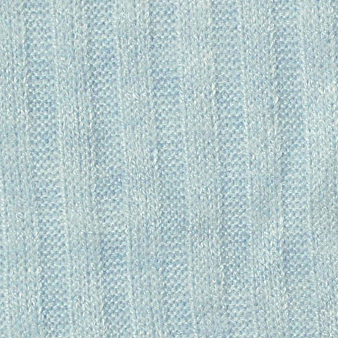Viscose Polyester Blend Rib Knit Fabric, 181 gsm, 163 cm — Blue
