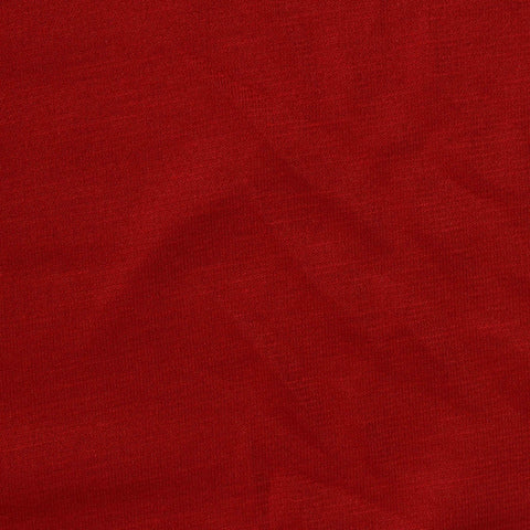 Polyester Viscose Stretch Ponte Knit Fabric, 230 gsm, 160 cm — Red