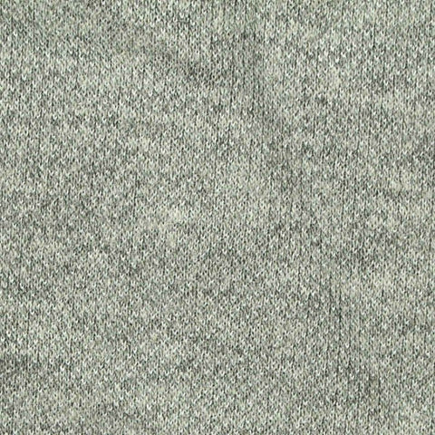 Grey Heathered-Marl Interlock Knit, Poly-Cotton