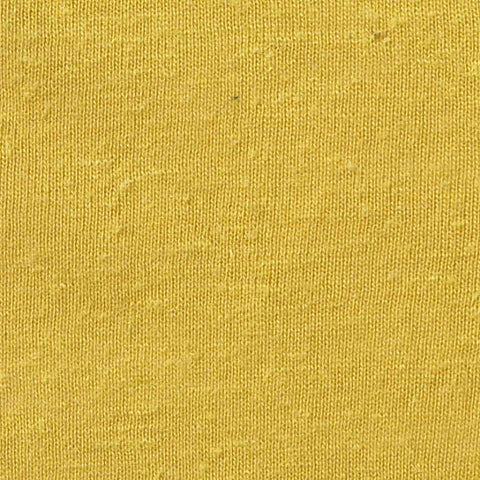 Polyester Linen Jersey Knit Fabric, 150 gsm, 168 cm — Yellow