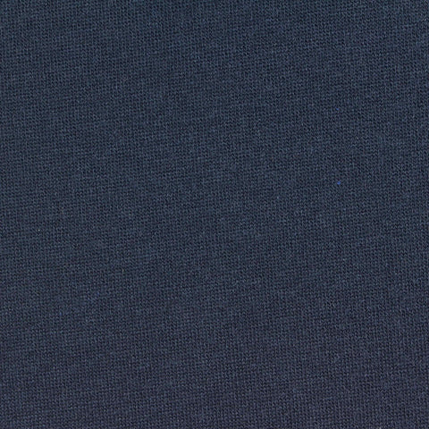 100% Polyester French Terry Fabric, 210 gsm, 162 cm — Navy