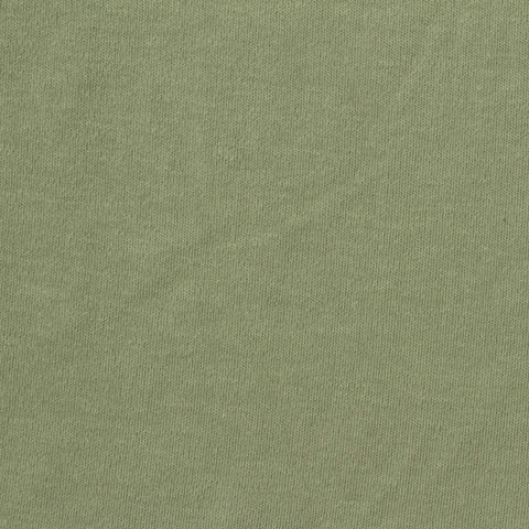 100% Cotton Interlock Knit Fabric, 165 gsm, 165 cm — Green