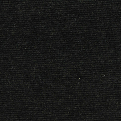 Viscose Blend Stretch Knit Fabric, 370 gsm, 166 cm — Black