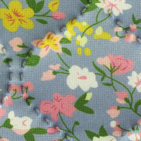 Pink Floral Milk Silk Knit, Polyester