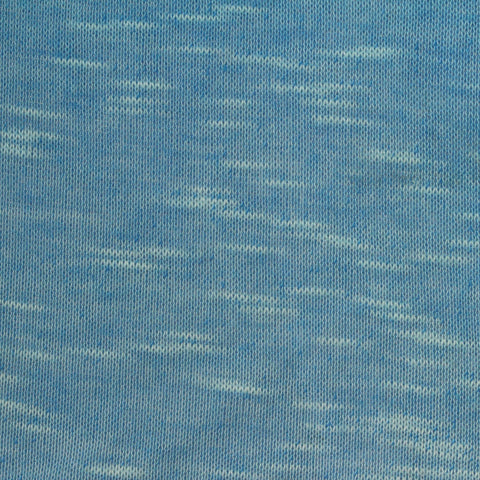 Light Blue Marl Chunky Knit, Poly-Viscose, 151 gsm