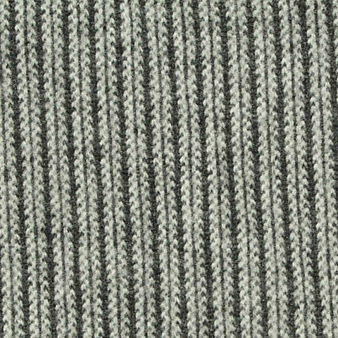 Jacquard Polyester Stretch Interlock Knit Fabric, 220 gsm, 185 cm — Grey