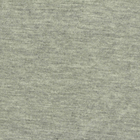 Light Grey Marl Jersey Knit, Cotton-Poly, 140 gsm