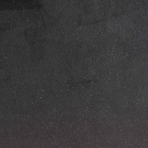 Polyester Stretch Faux Suede Fabric, 235 gsm — Black